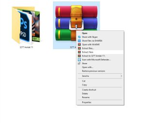 آموزش تصویری باز کردن فایل های PSD و نمایش آن ها در فتوشاپ